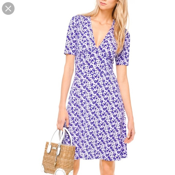 michael kors carnation print dress